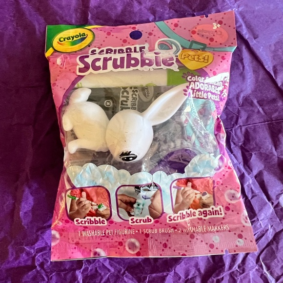 Rae Dunn Happy Easter Bunny frame & mini baby born surprise & scrubbie bunny NWT - Picture 6 of 12